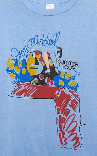 Summer Tour T-Shirt with Joni's artwork. 