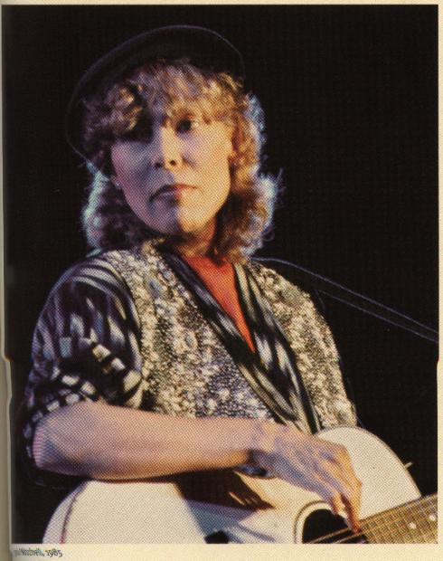 Joni - taken at Farm Aid in 1985 from the book "Farm Aid: A Song for America" by Willie Nelson