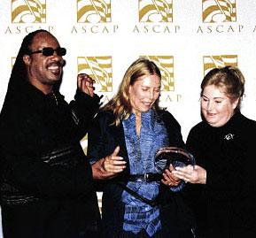 Stevie Wonder, Joni Mitchell and Marilyn Bergman