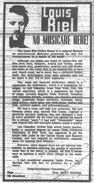 Early ad spoofs the doctors strike in Saskatchewan and controversy over the introduction of Medicare - StarPhoenix, Mar 2, 1962 
