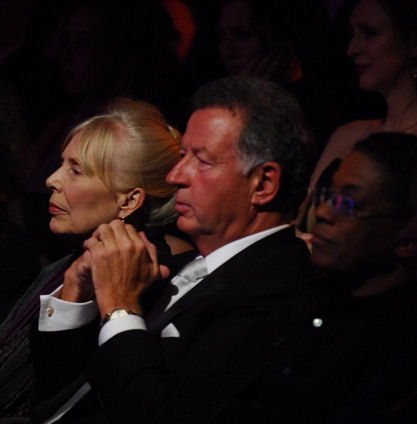 Joni - listening as part of the 4th Annual Gala audience. 