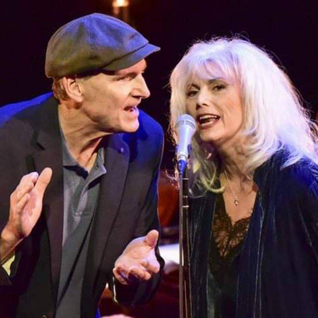 James Taylor & Emmylou Harris during the Encore . [NYCRobert]